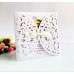 Ivory Invitation Card Laser Cut Paper Elegant Invitation Square Wedding Invitation